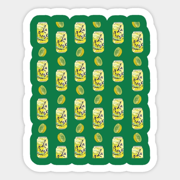 Lemon La Croix Sticker by jeremiahm08